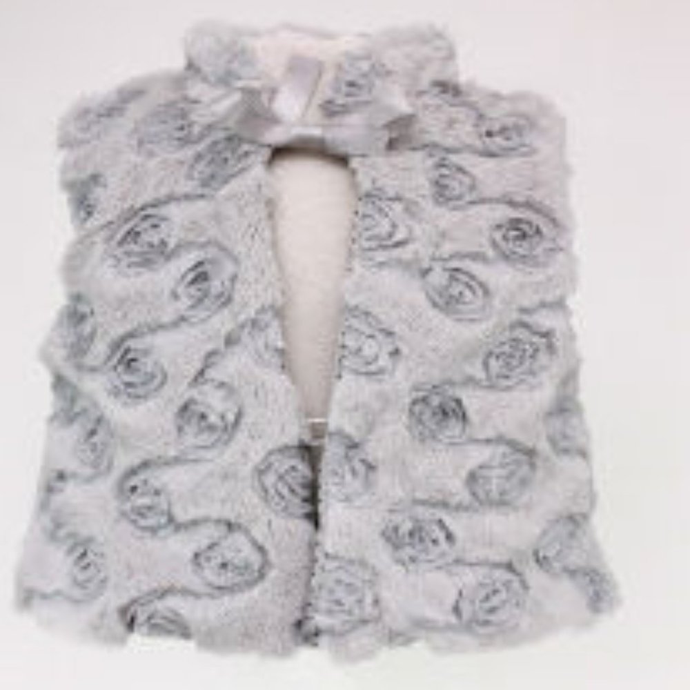 EMC Light Grey Fur Vest